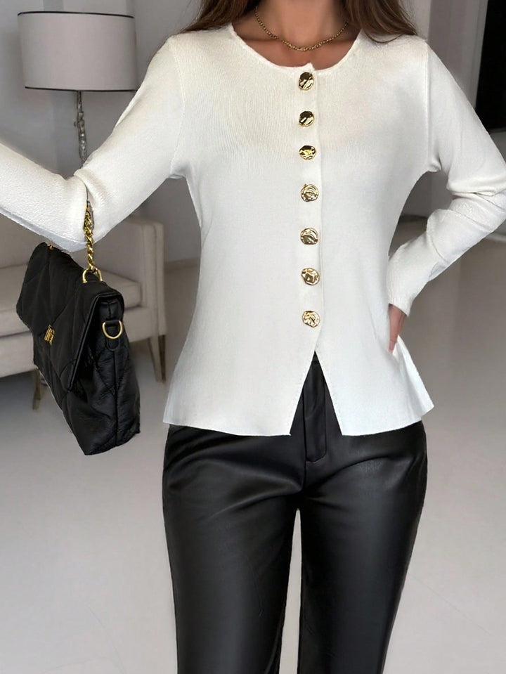 Cardigan SHEIN, alb