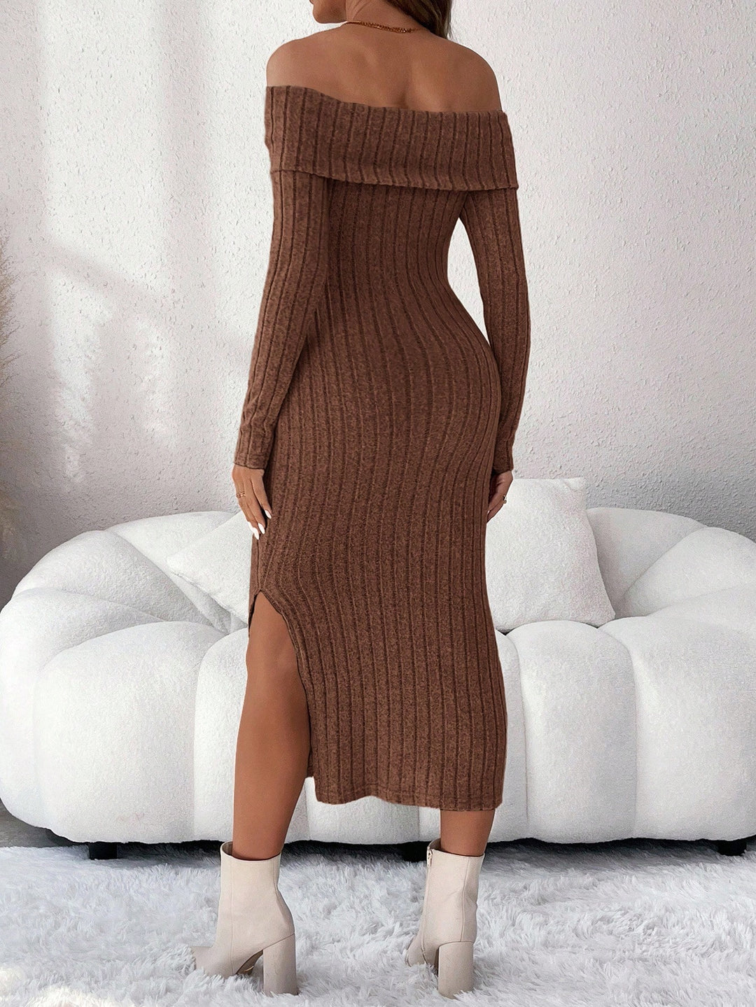Rochie SHEIN, maro