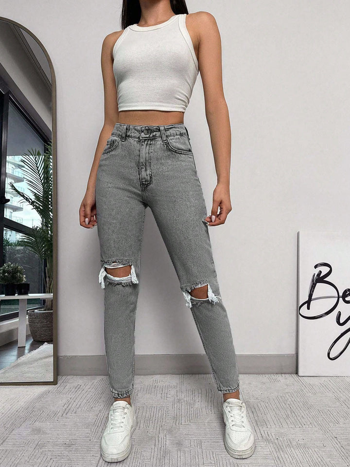 Jeans SHEIN, gri
