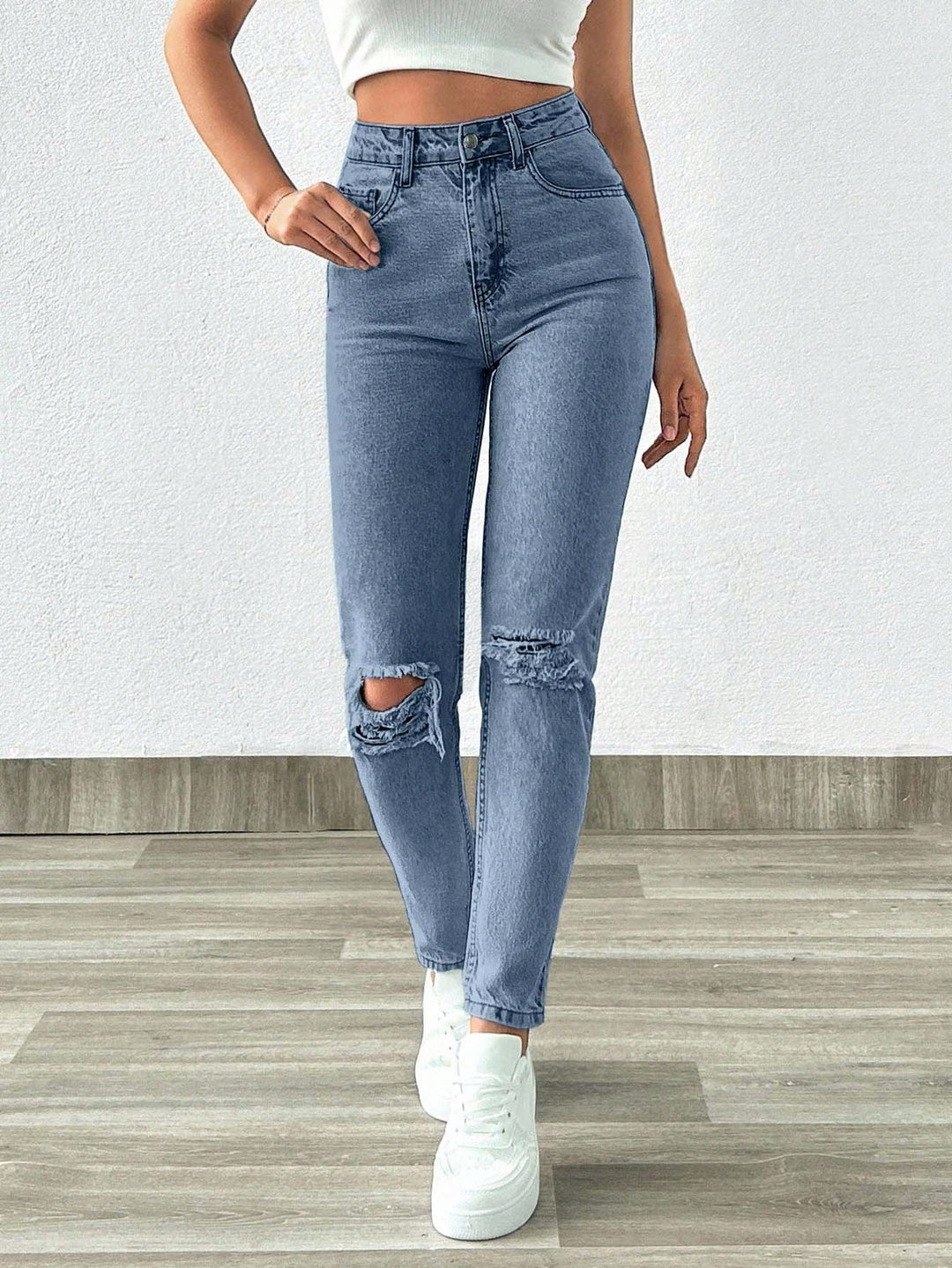Jeans SHEIN, albastru