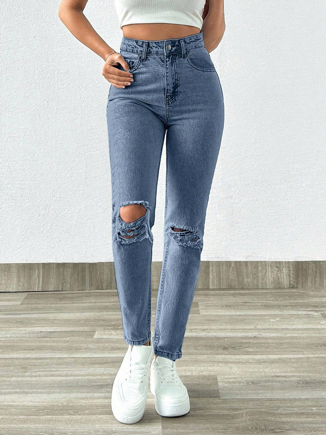 Jeans SHEIN, albastru