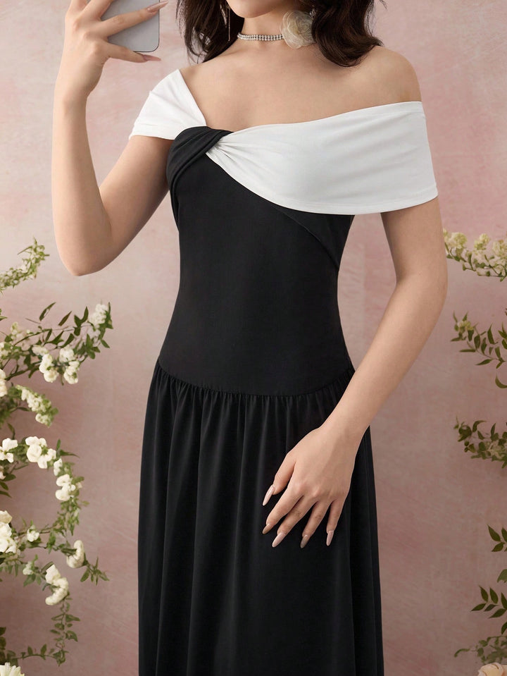 Rochie lungă SHEIN, negru