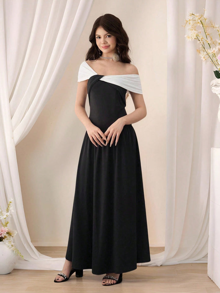 Rochie lungă SHEIN, negru