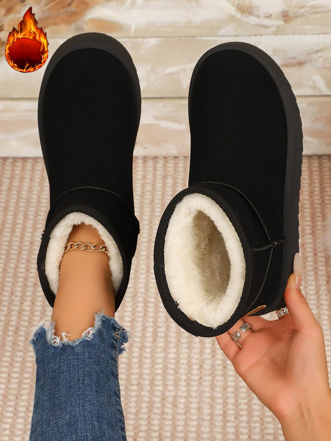 Cizme SHEIN, negru