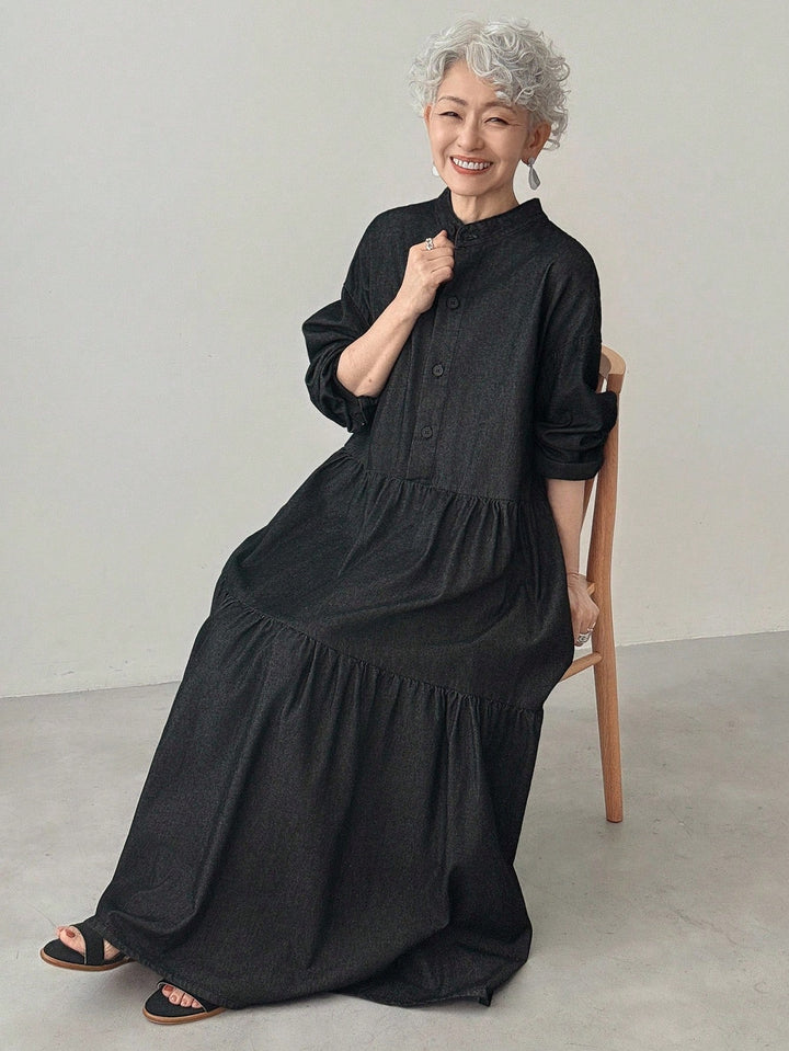 Rochie maxi SHEIN, negru
