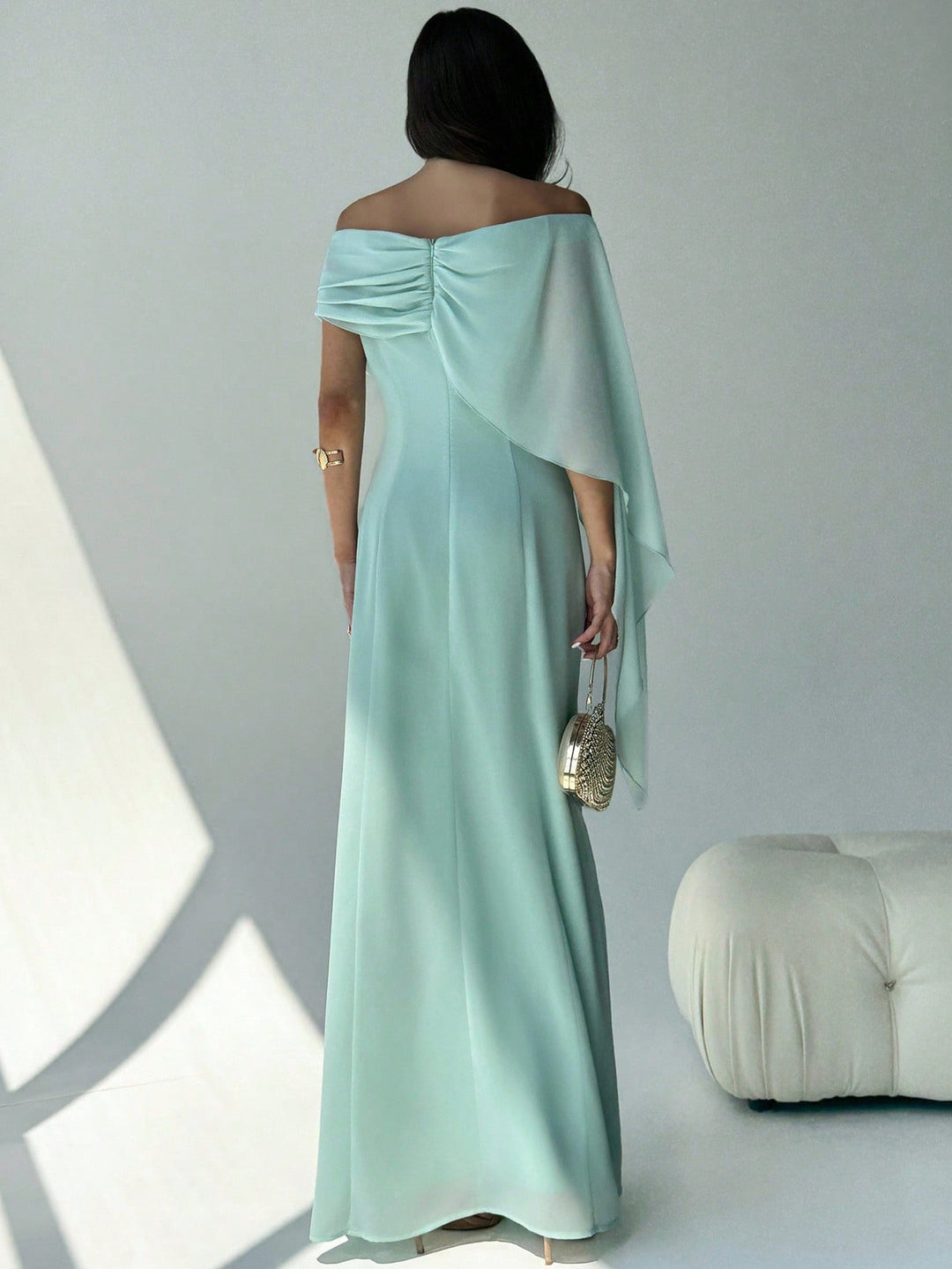 Rochie maxi SHEIN, verde