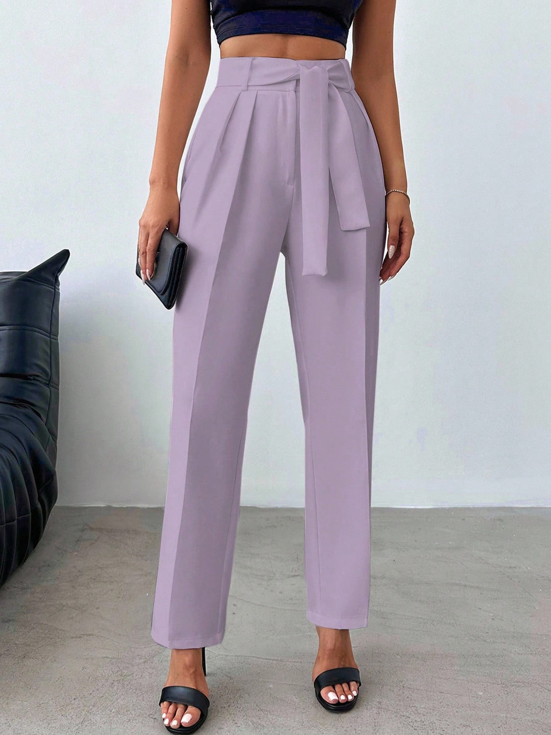 Pantaloni SHEIN, mov