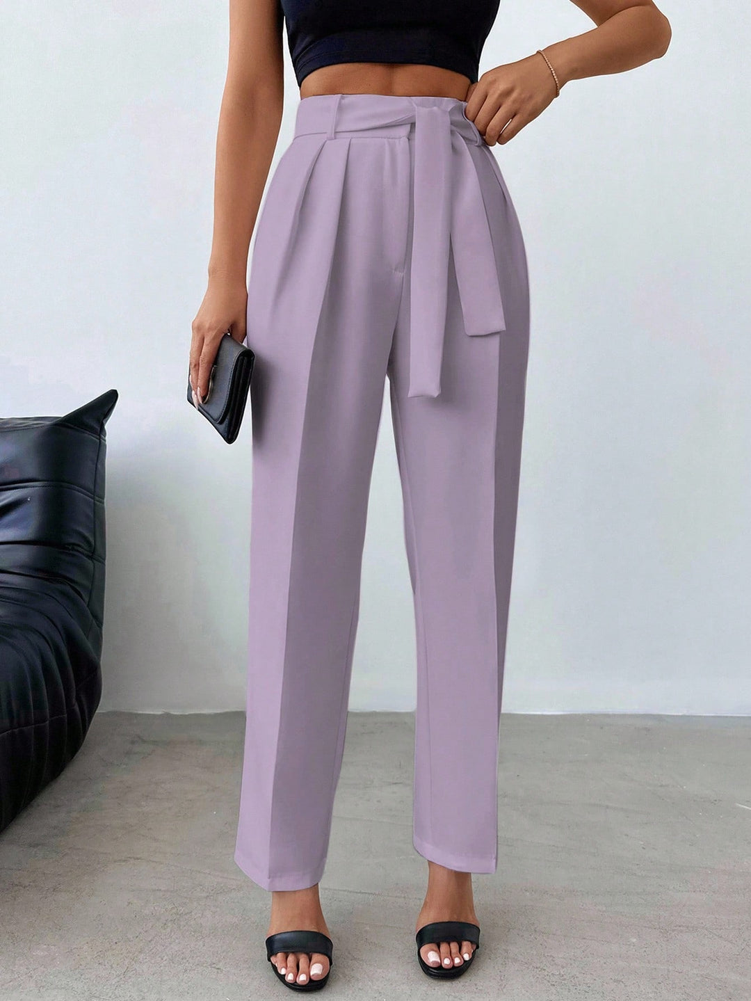 Pantaloni SHEIN, mov