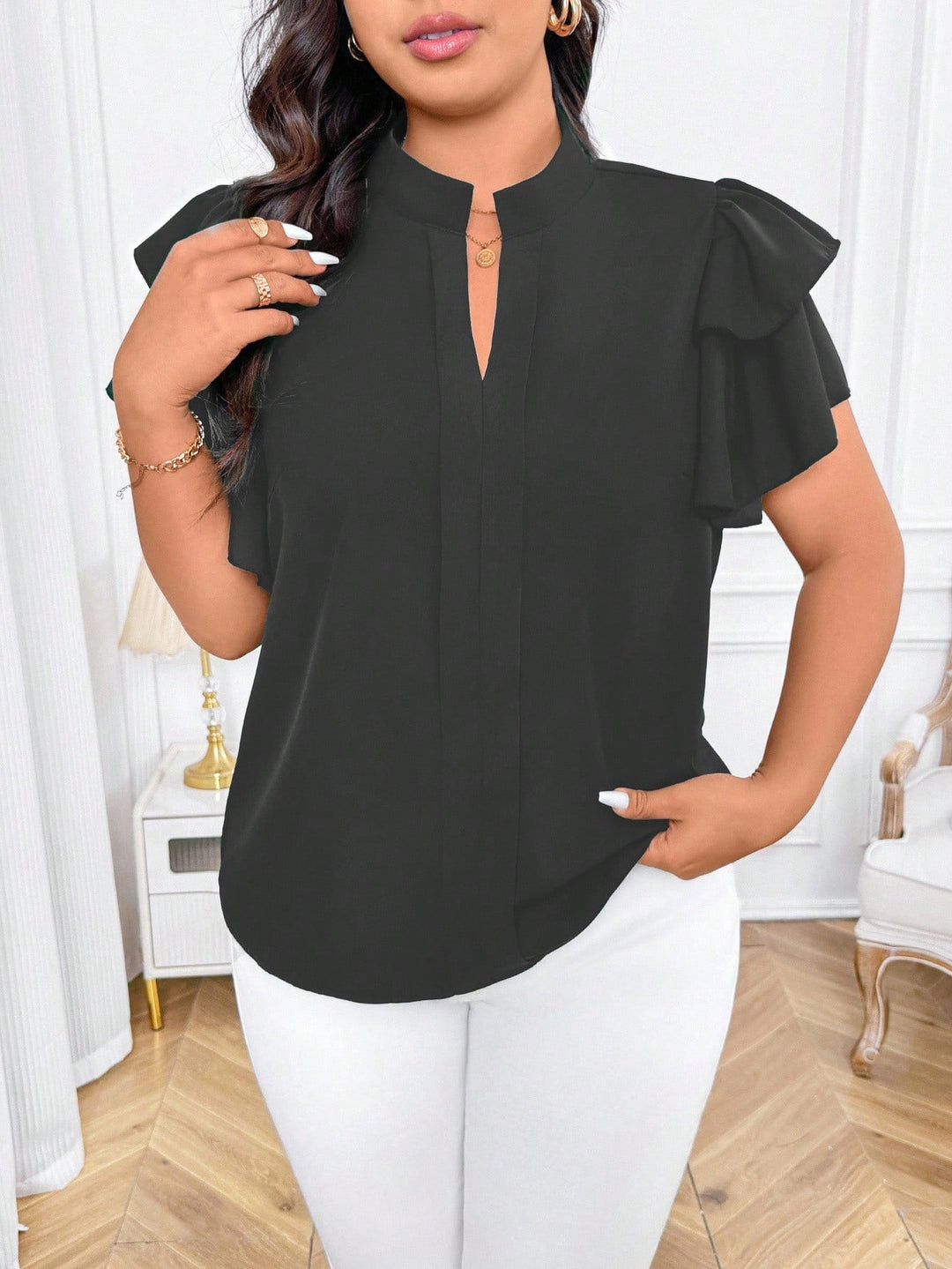 SHEIN szürke blúz