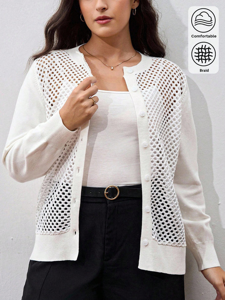 Cardigan SHEIN, alb