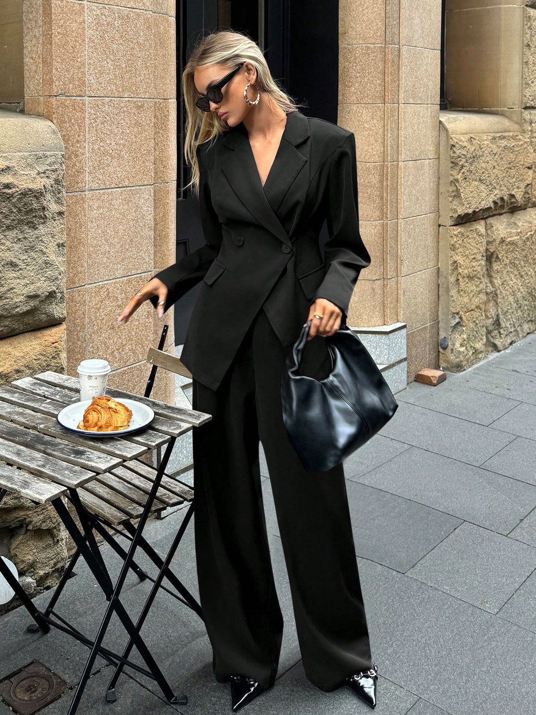 Costum SHEIN, negru