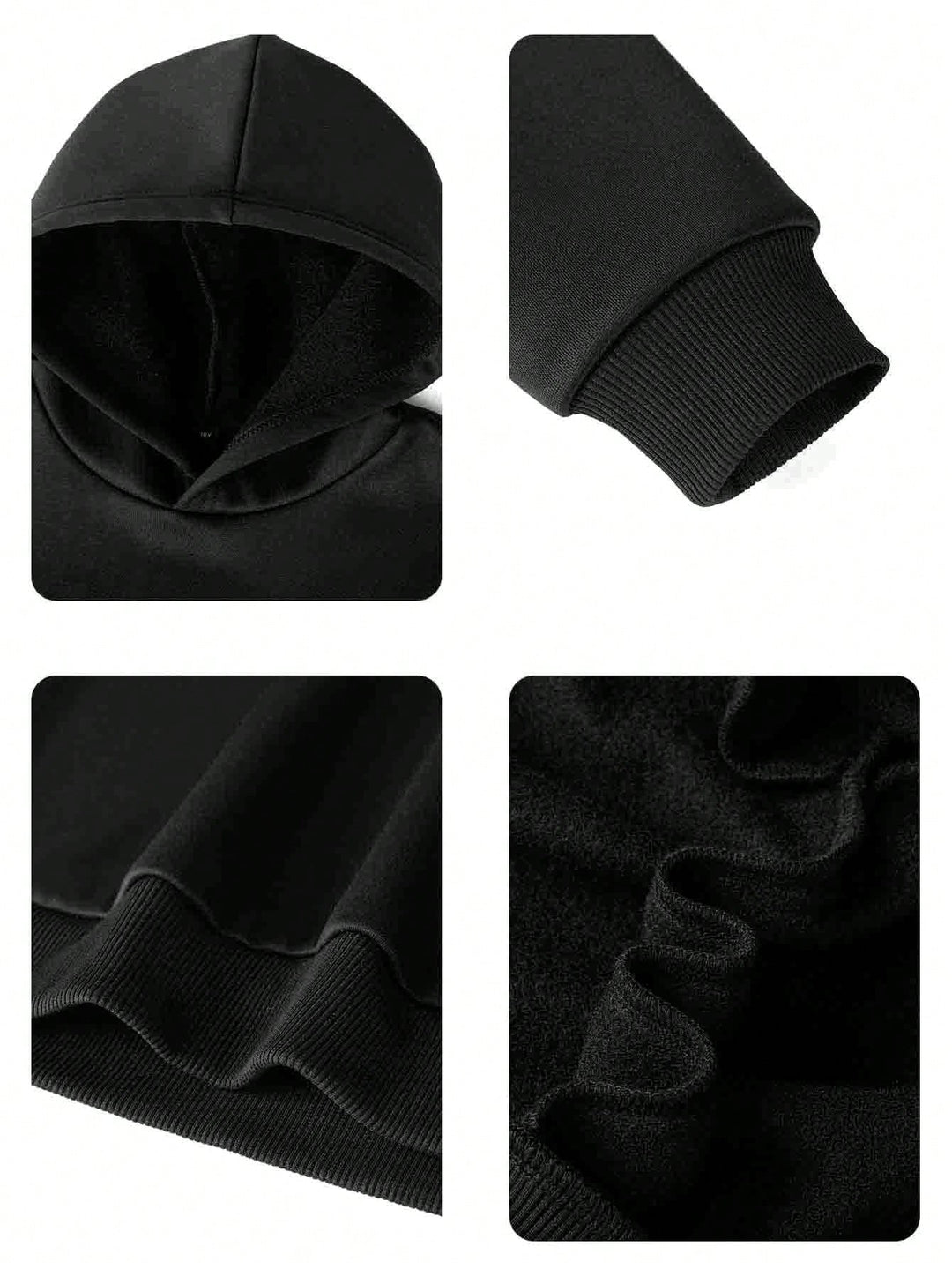 Hanorac SHEIN, negru
