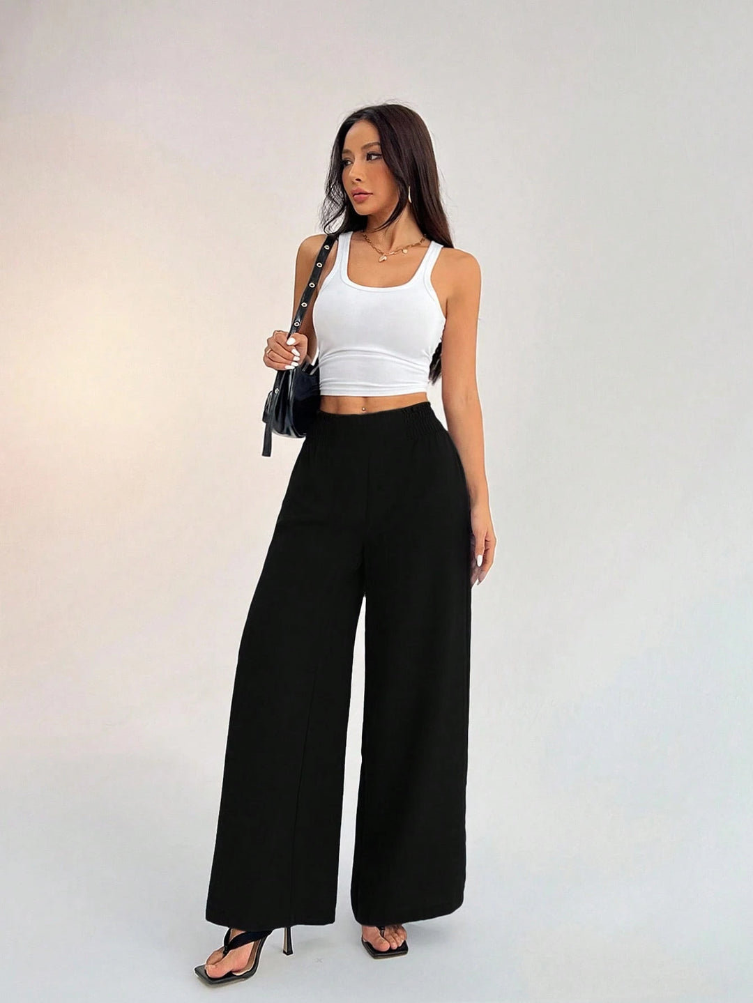 Pantaloni SHEIN, negru