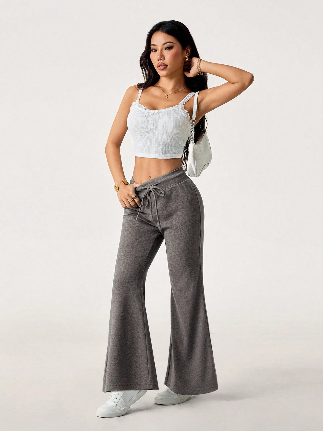 Pantaloni SHEIN, gri