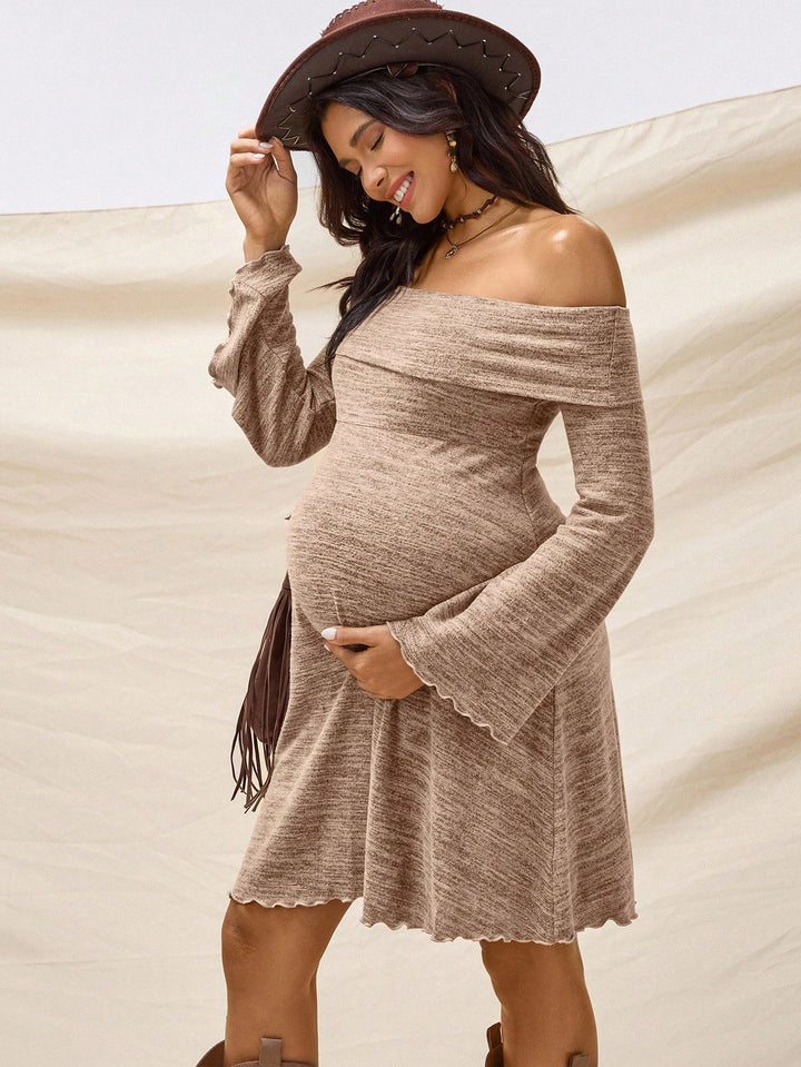 Rochie mini SHEIN, maro