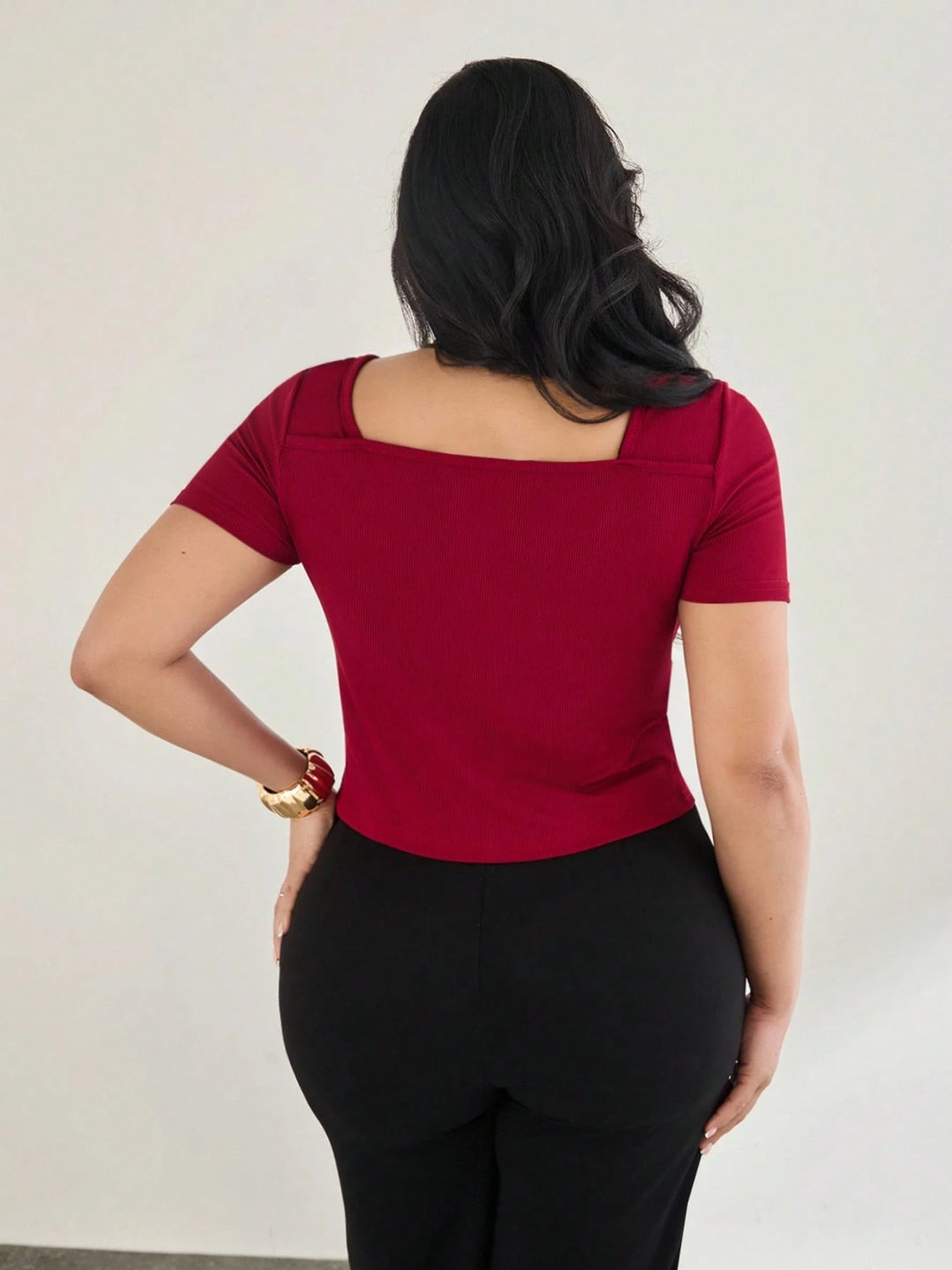 SHEIN póló, piros