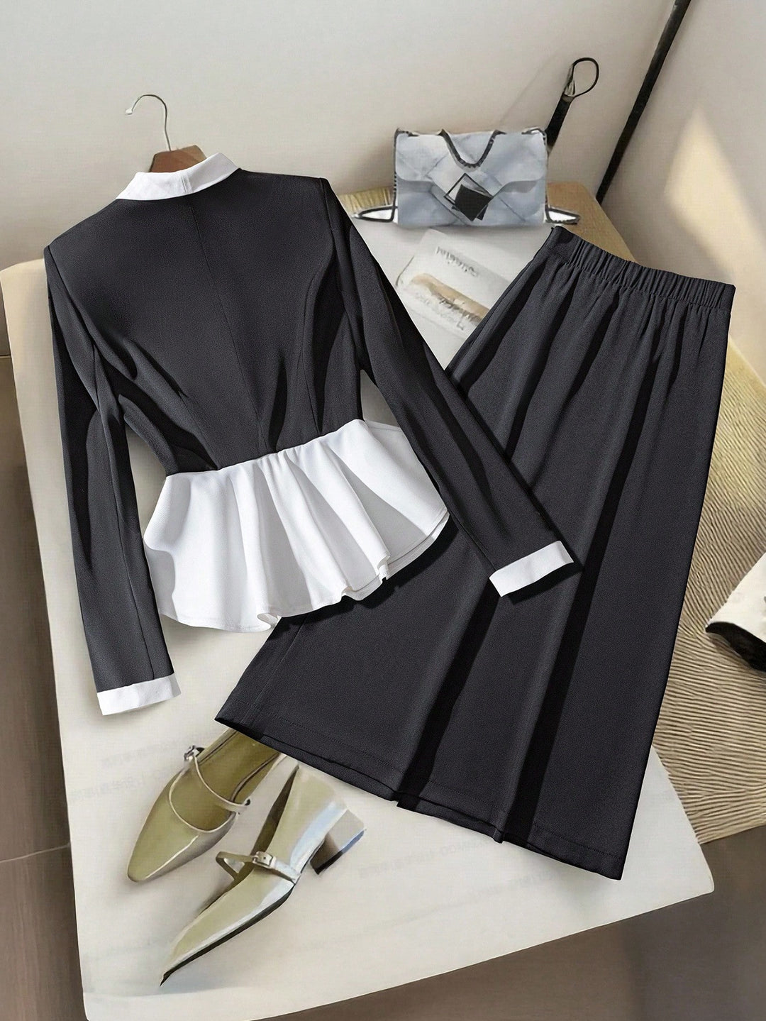 Costum SHEIN, mix culori