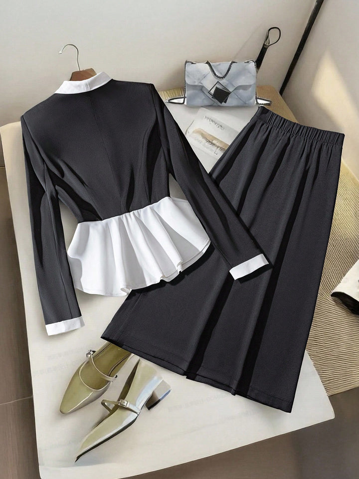 Costum SHEIN, mix culori
