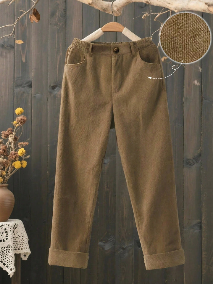 Pantaloni SHEIN, kaki
