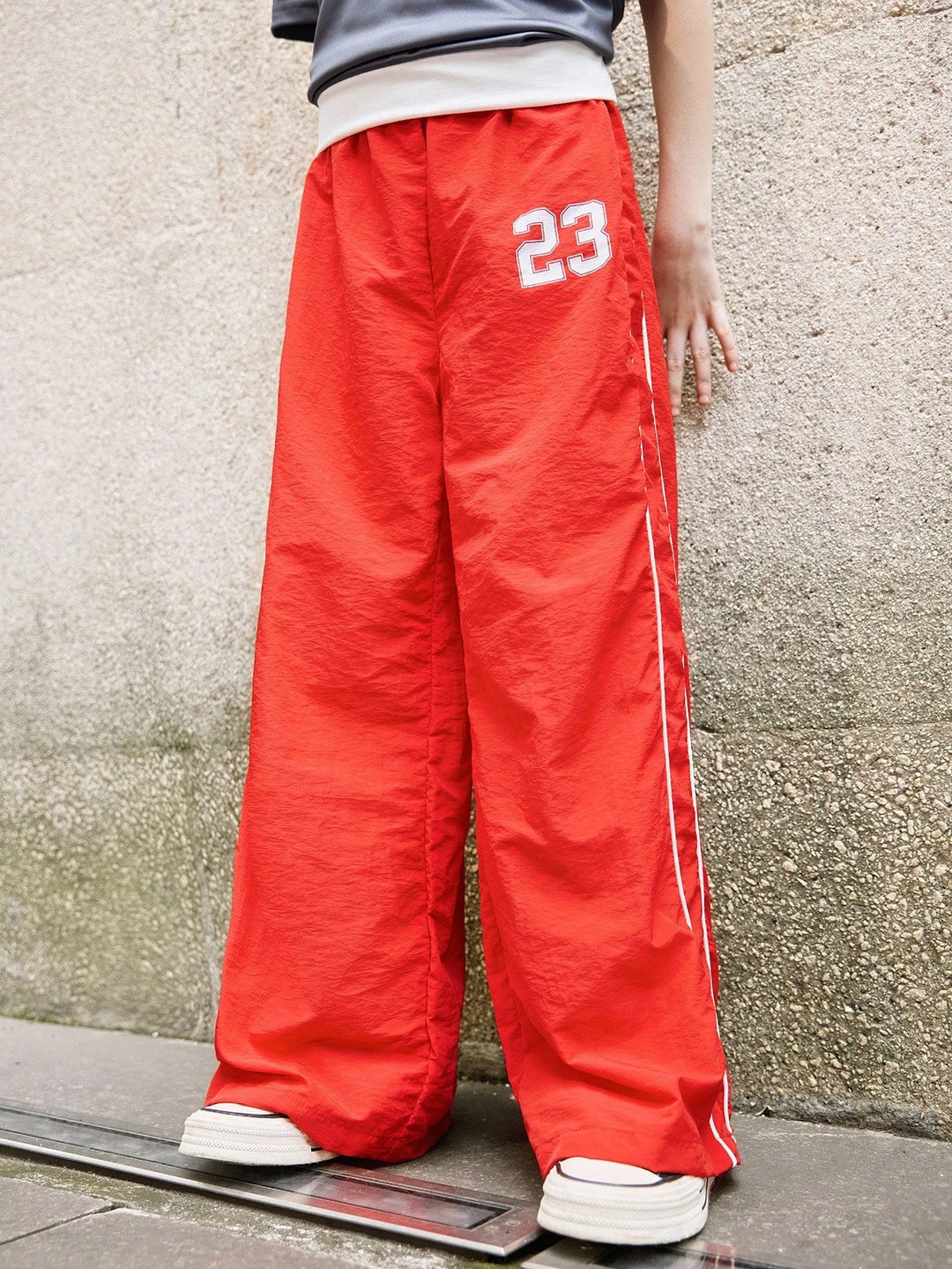 Pantaloni SHEIN, roșu