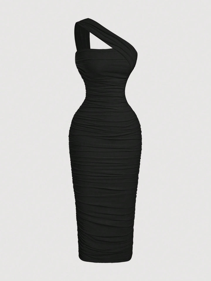 Rochie midi SHEIN, negru