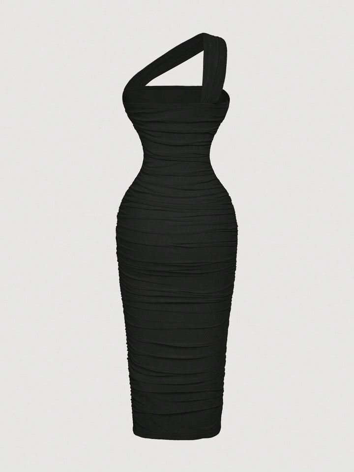 Rochie midi SHEIN, negru