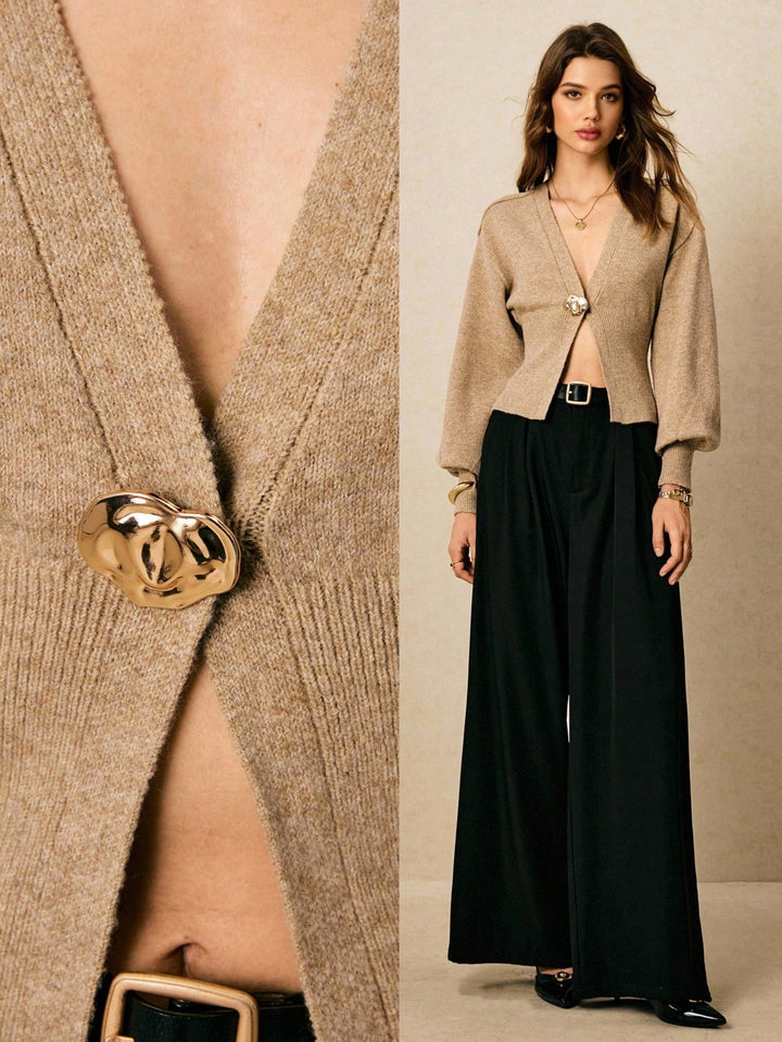 Cardigan SHEIN, kaki