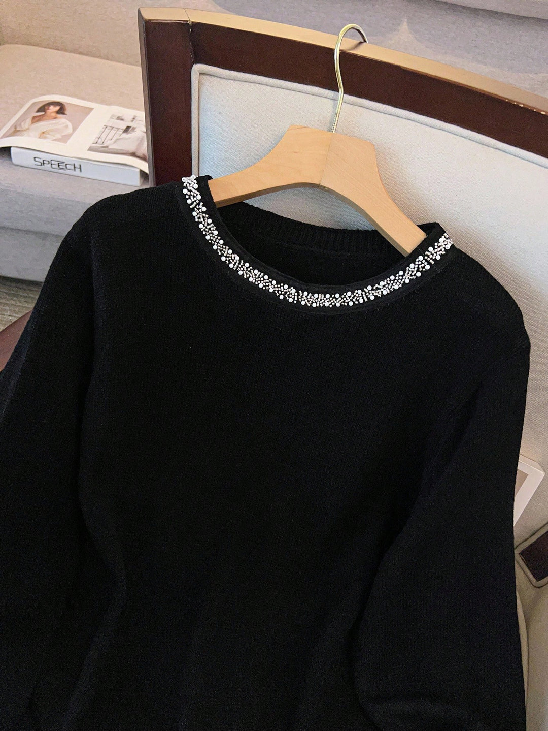 Pulover SHEIN, negru