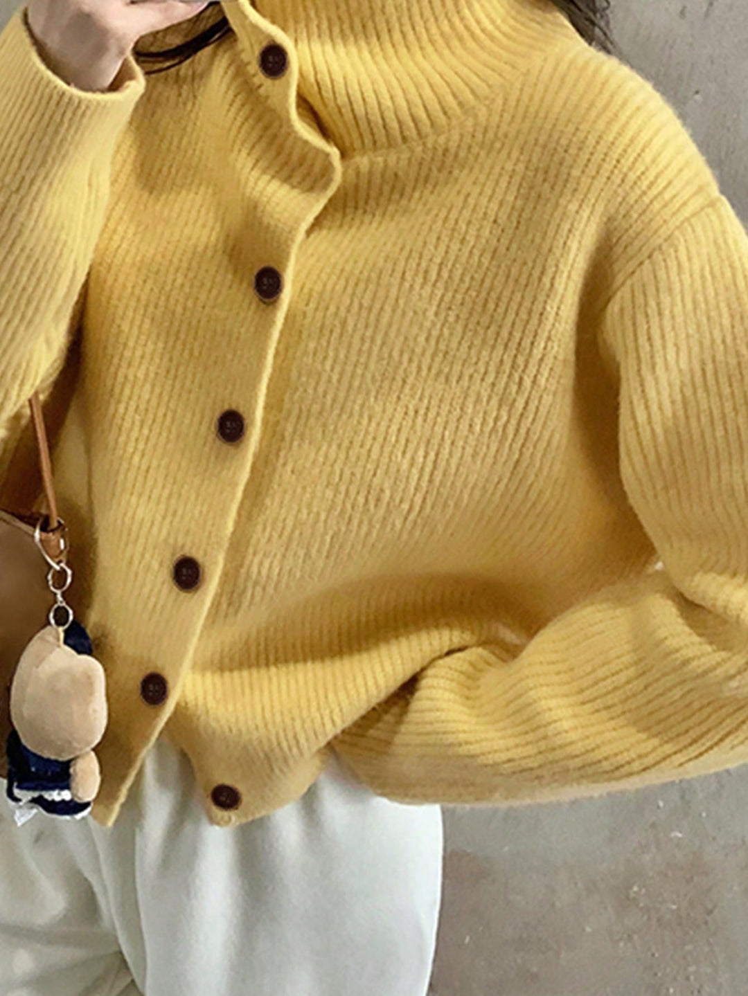 Kardigán SHEIN, sárga