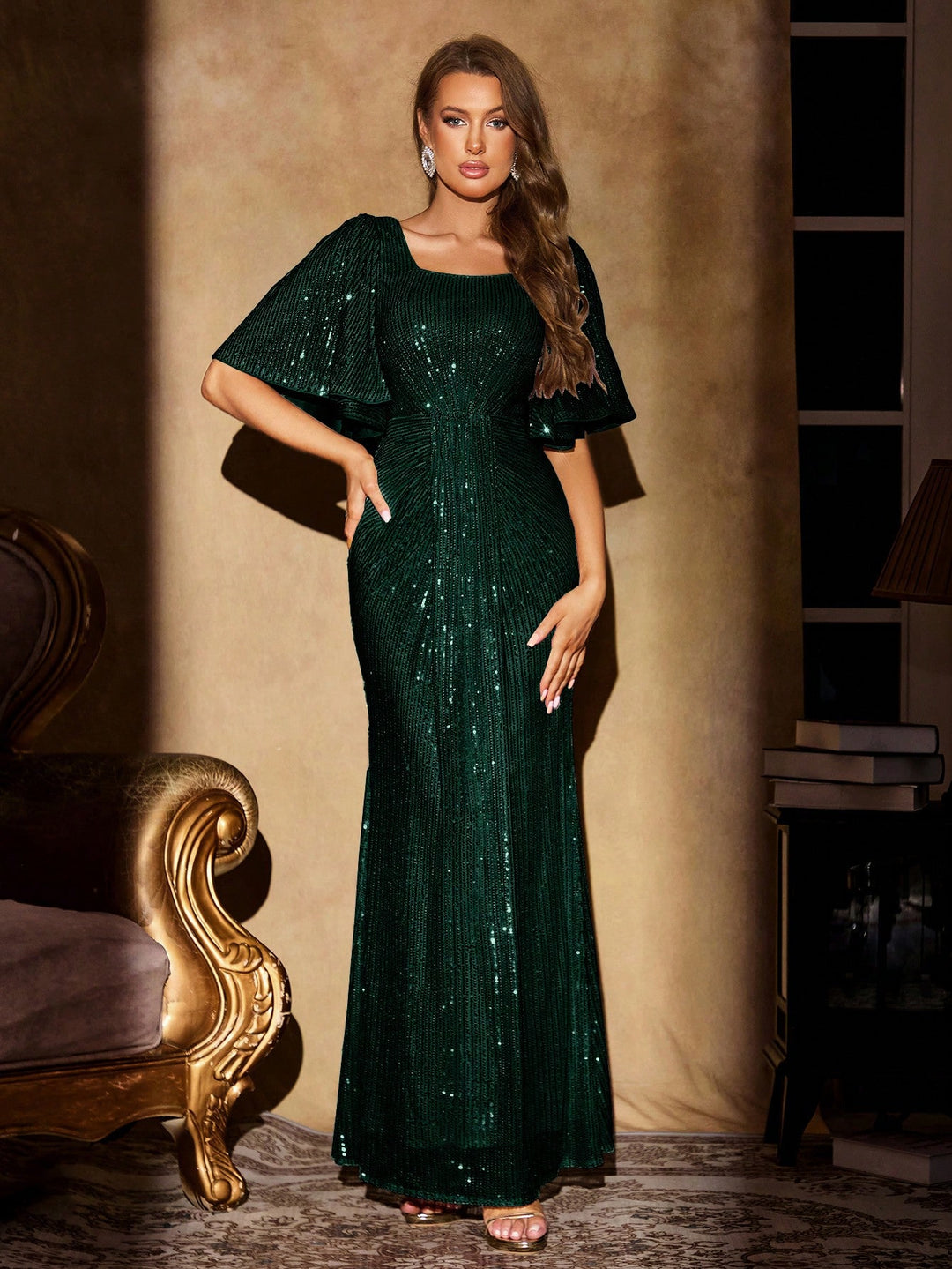 Rochie SHEIN, verde
