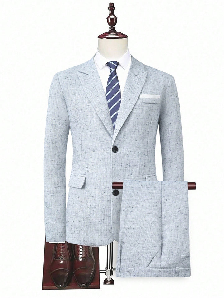 Costum SHEIN, albastru