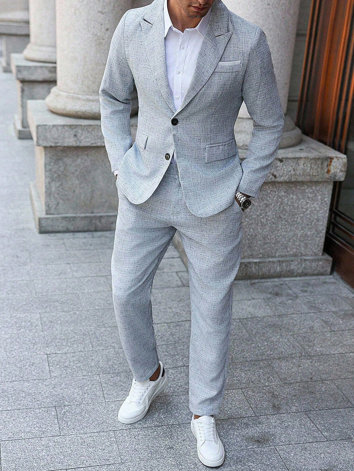 Costum SHEIN, albastru