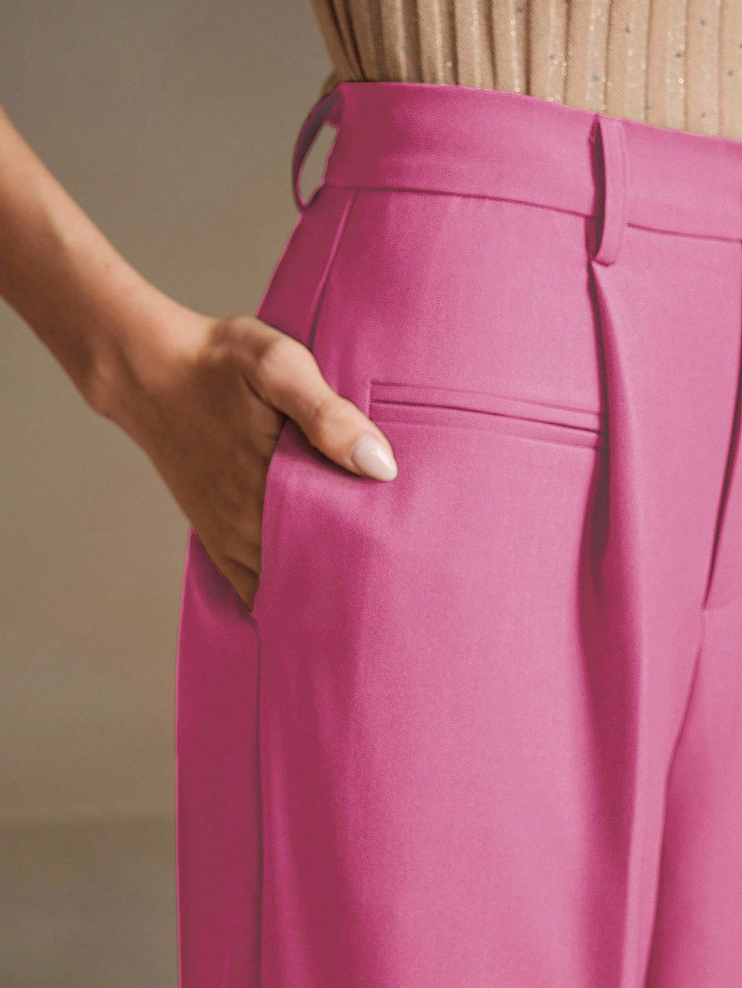 Pantalon SHEIN, roz