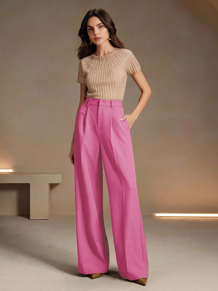 Pantalon SHEIN, roz