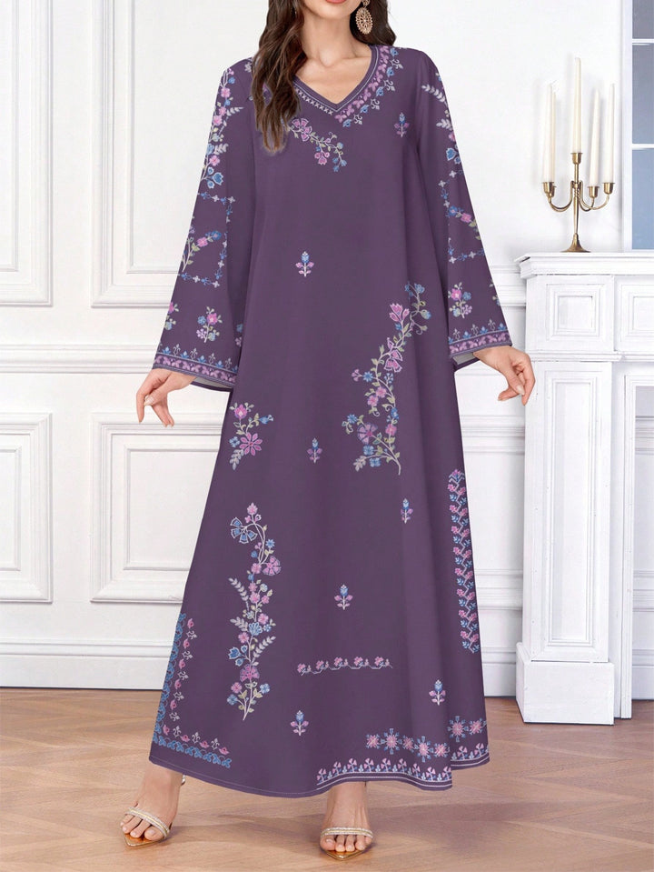 Rochie maxi SHEIN, mix culori