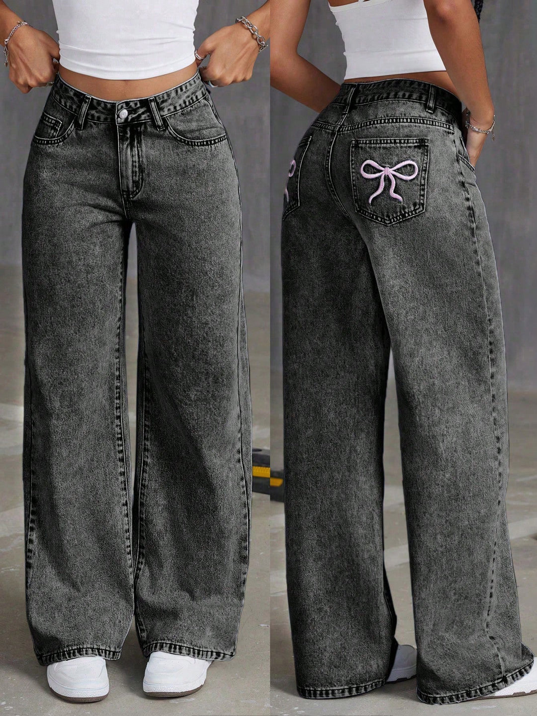 Jeans SHEIN, gri