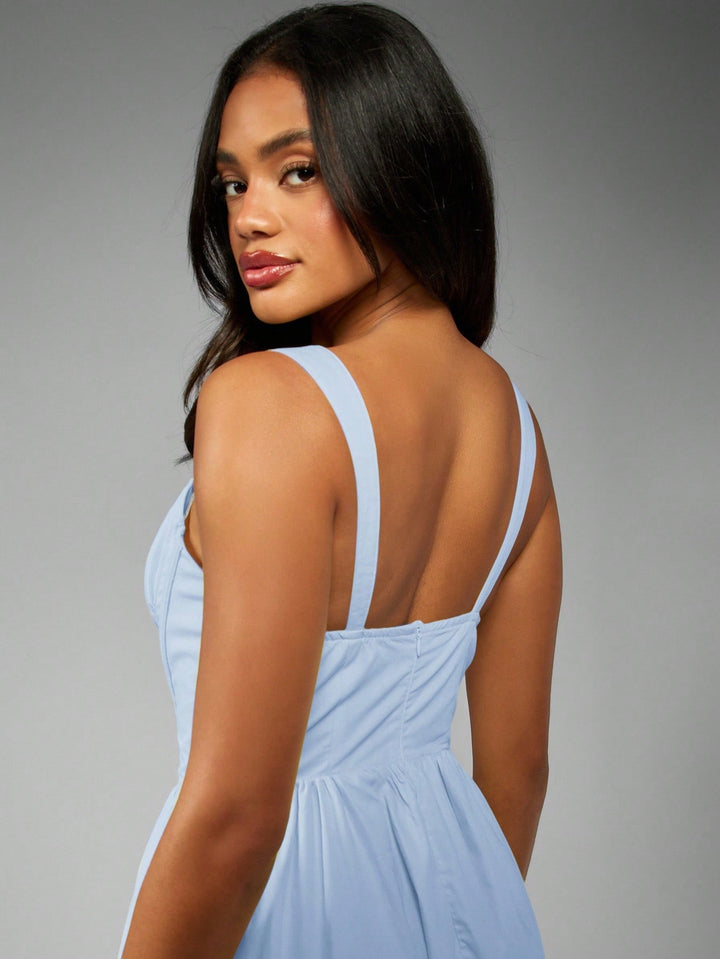 Rochie maxi SHEIN, albastru