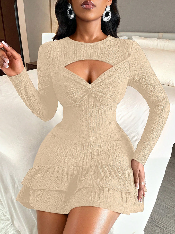 Rochie mini SHEIN, bej