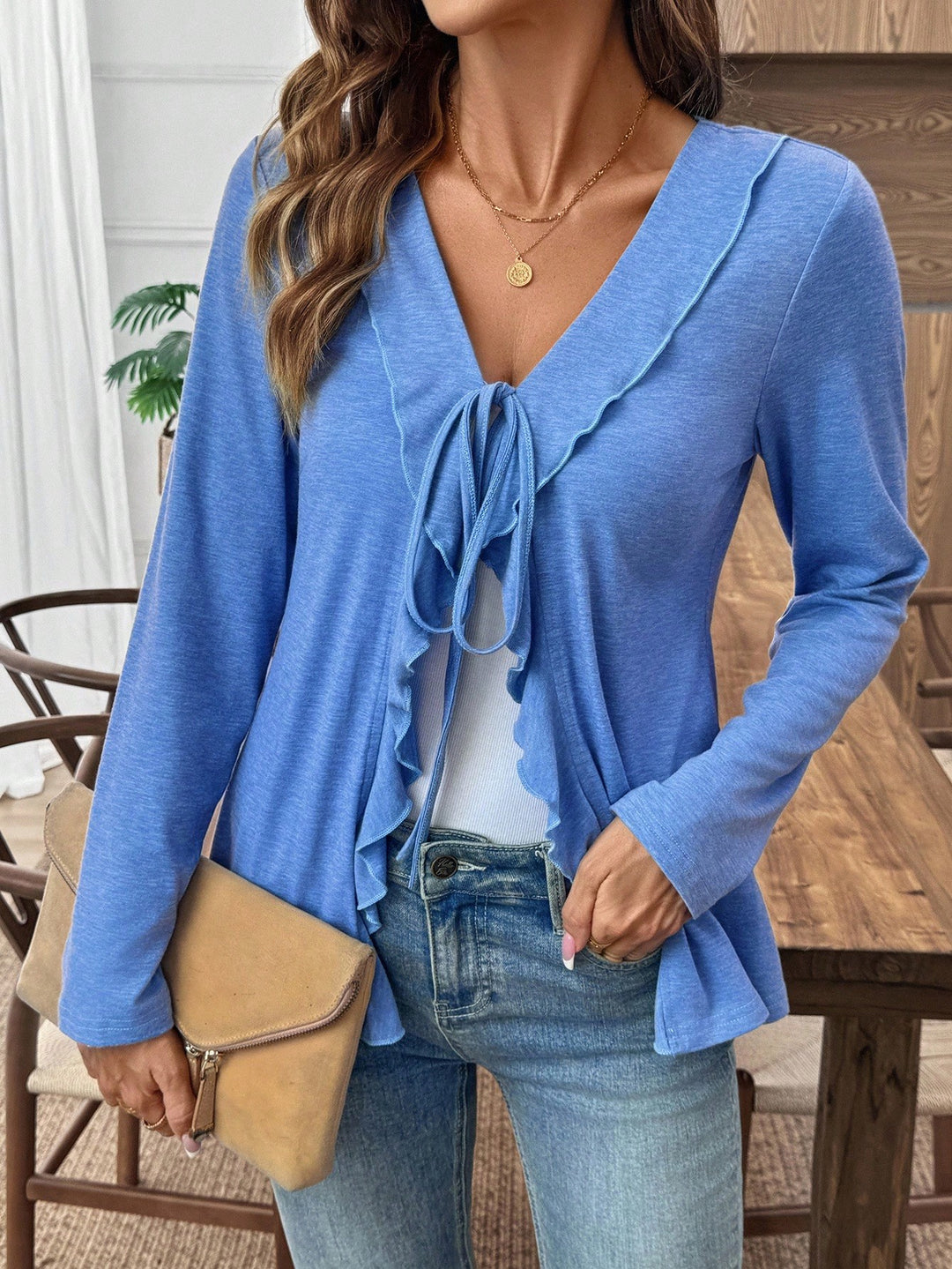 Cardigan SHEIN, albastru