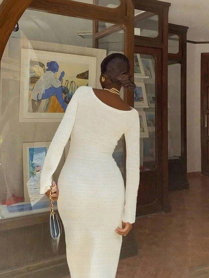Rochie maxi SHEIN, bej