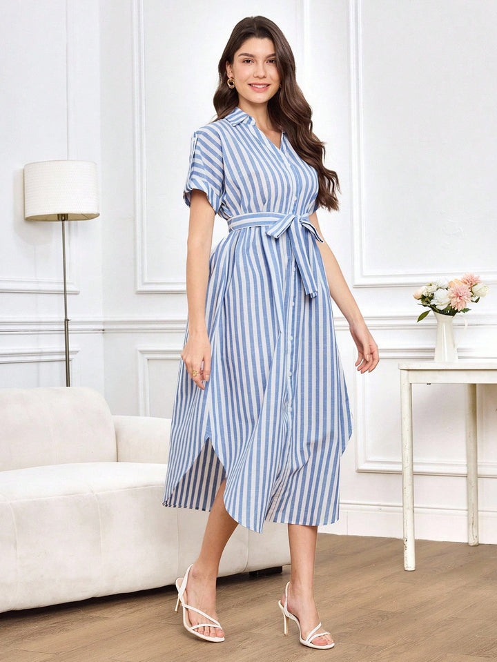 Rochie midi SHEIN, albastru