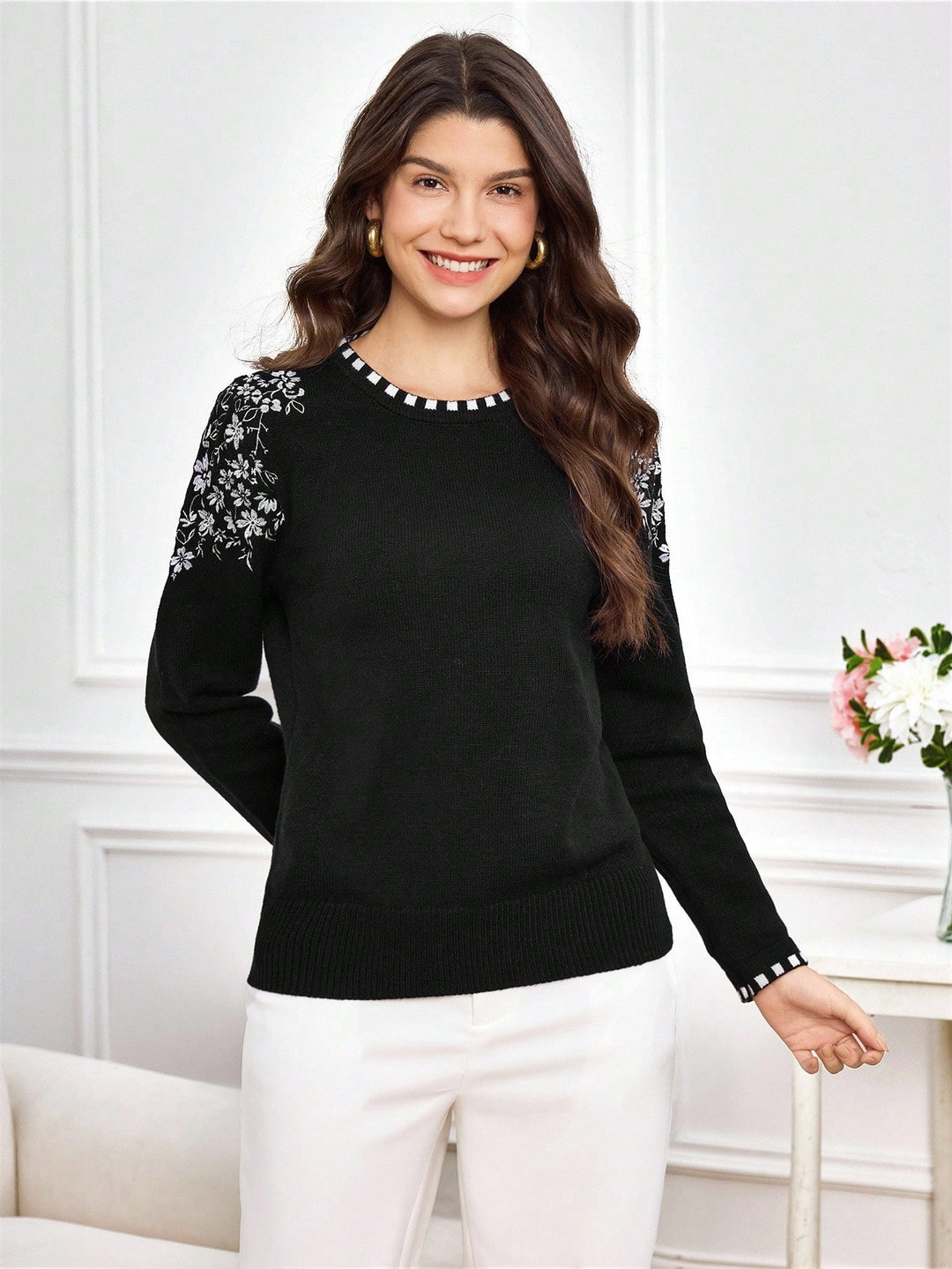 Pulover SHEIN, negru