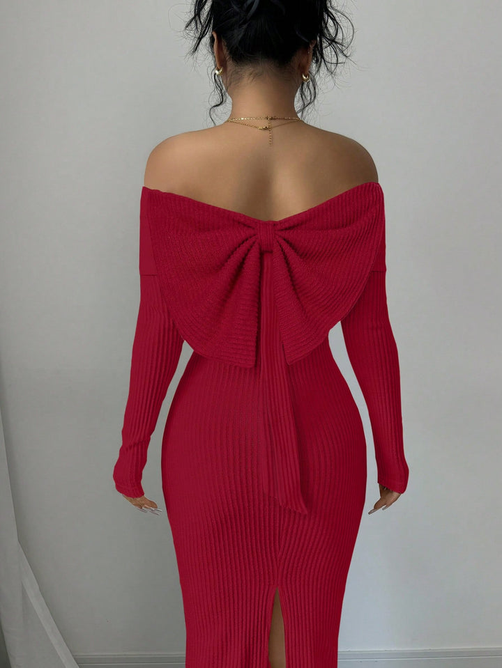 Rochie midi Shein, roșu