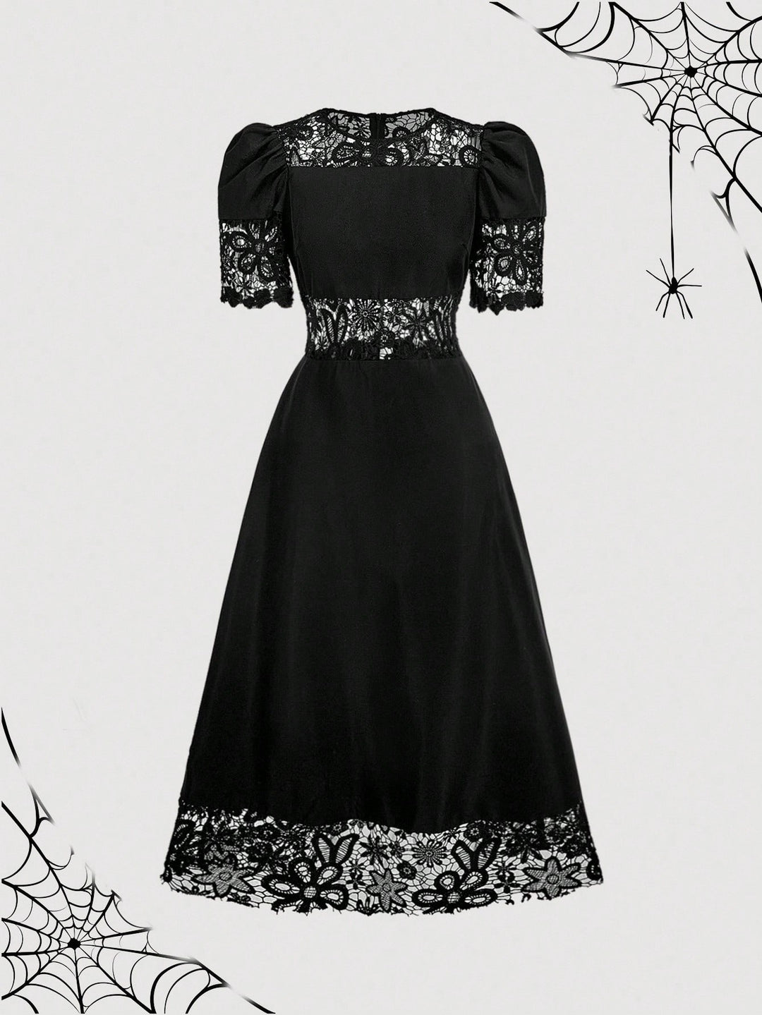 Rochie midi SHEIN, negru