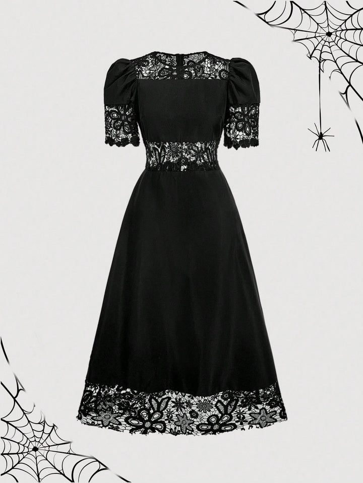 Rochie midi SHEIN, negru