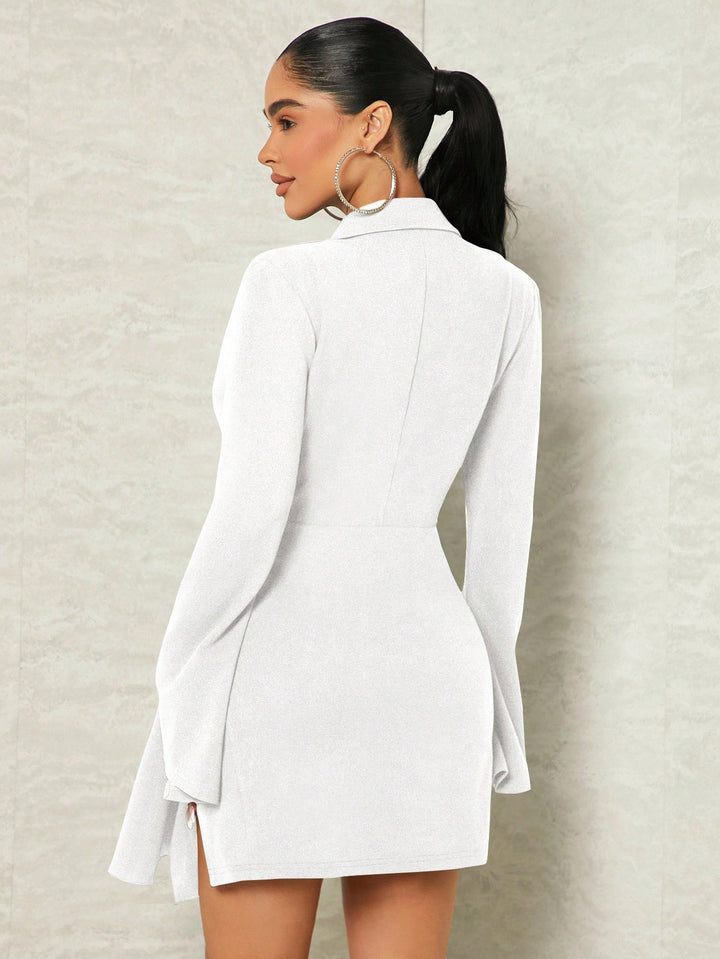 Rochie mini SHEIN, alb