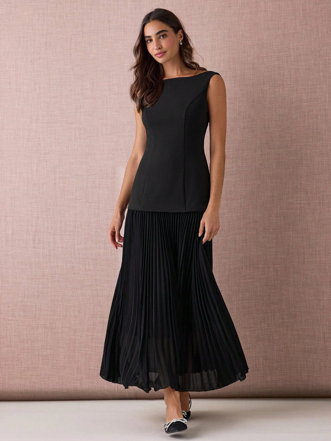 Rochie maxi SHEIN, negru