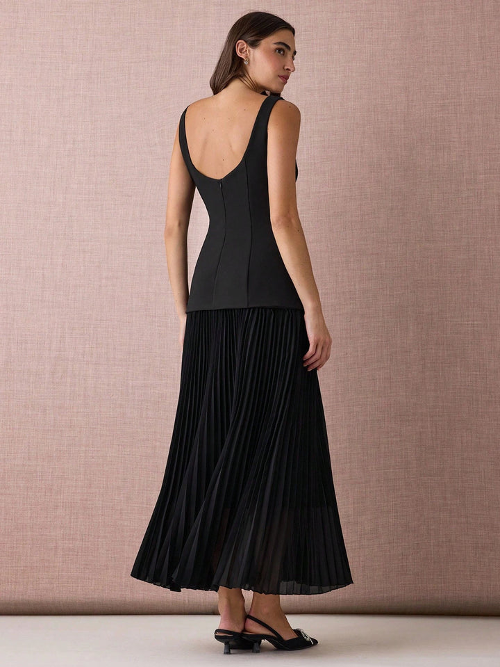Rochie maxi SHEIN, negru