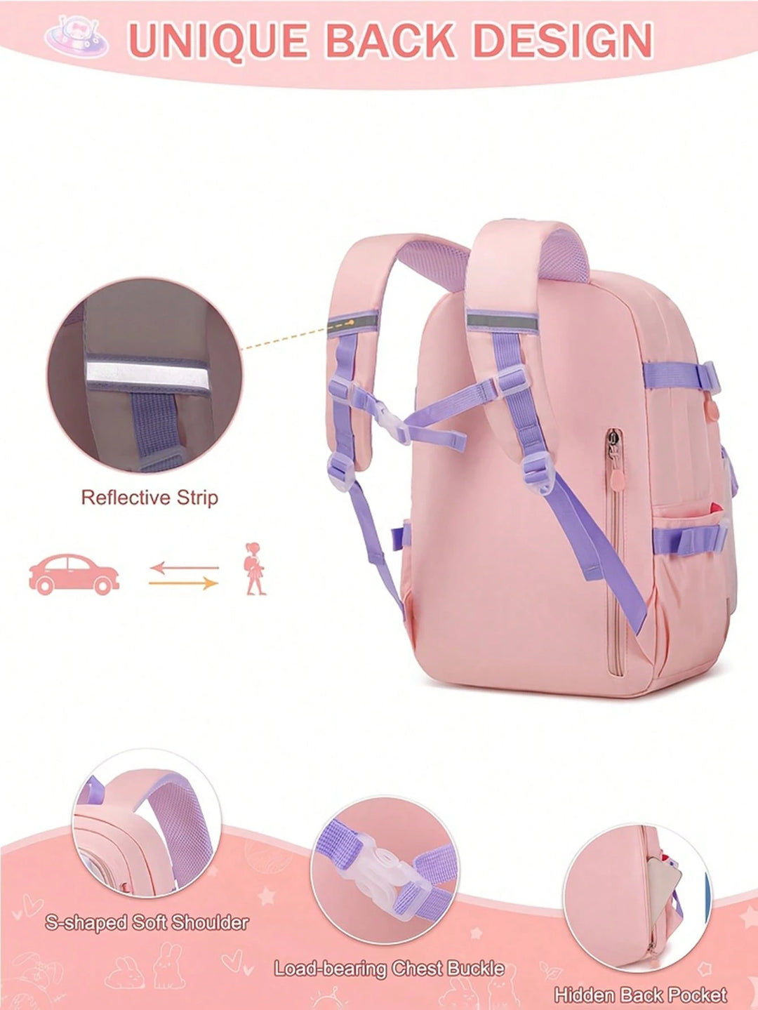 Set rucsac SHEIN, mix culori