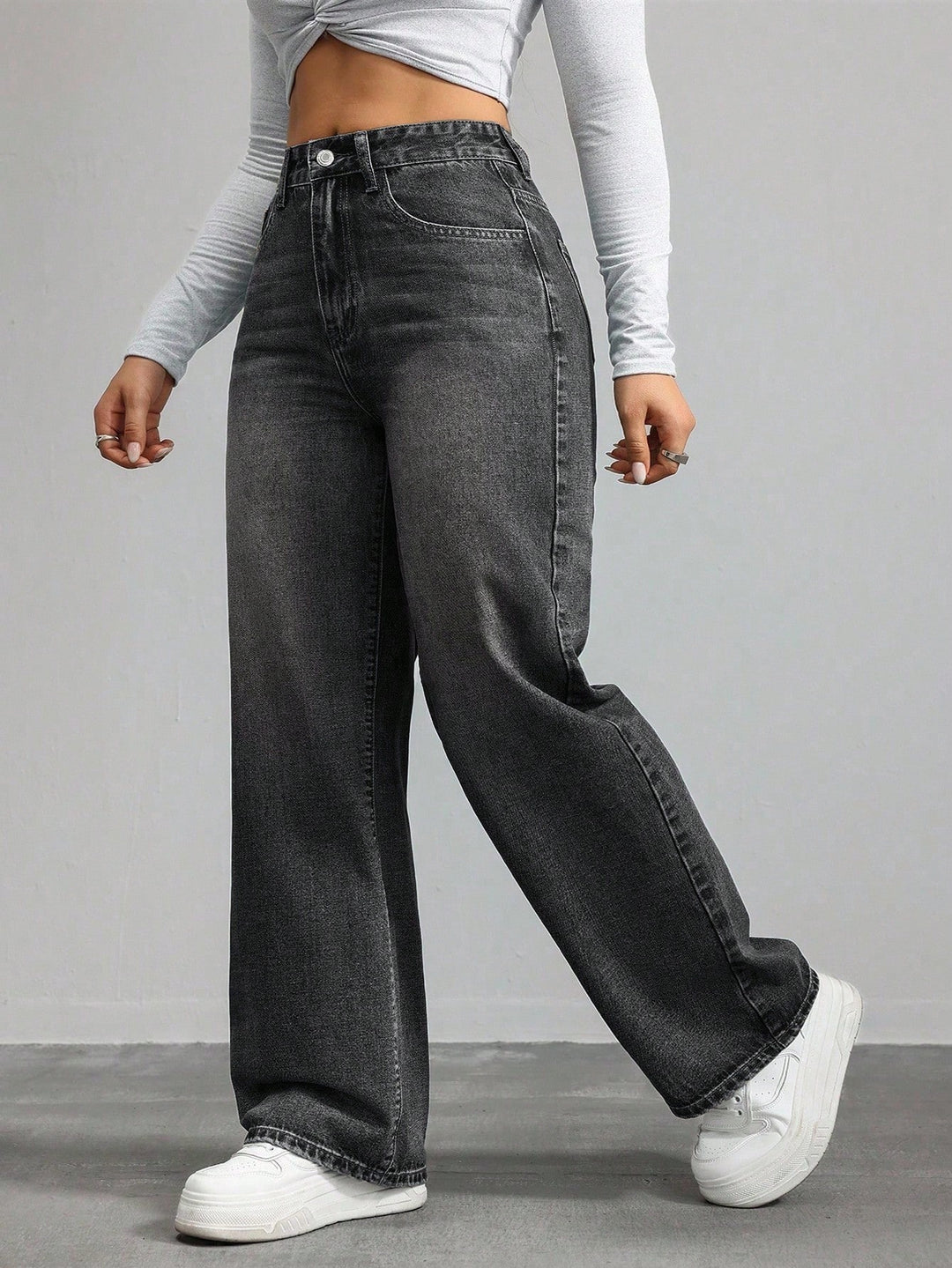 Jeans SHEIN, negru
